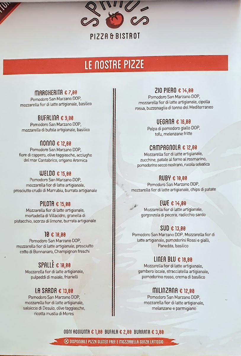 Spano’s Pizza & Bistrot Photo Menu 10