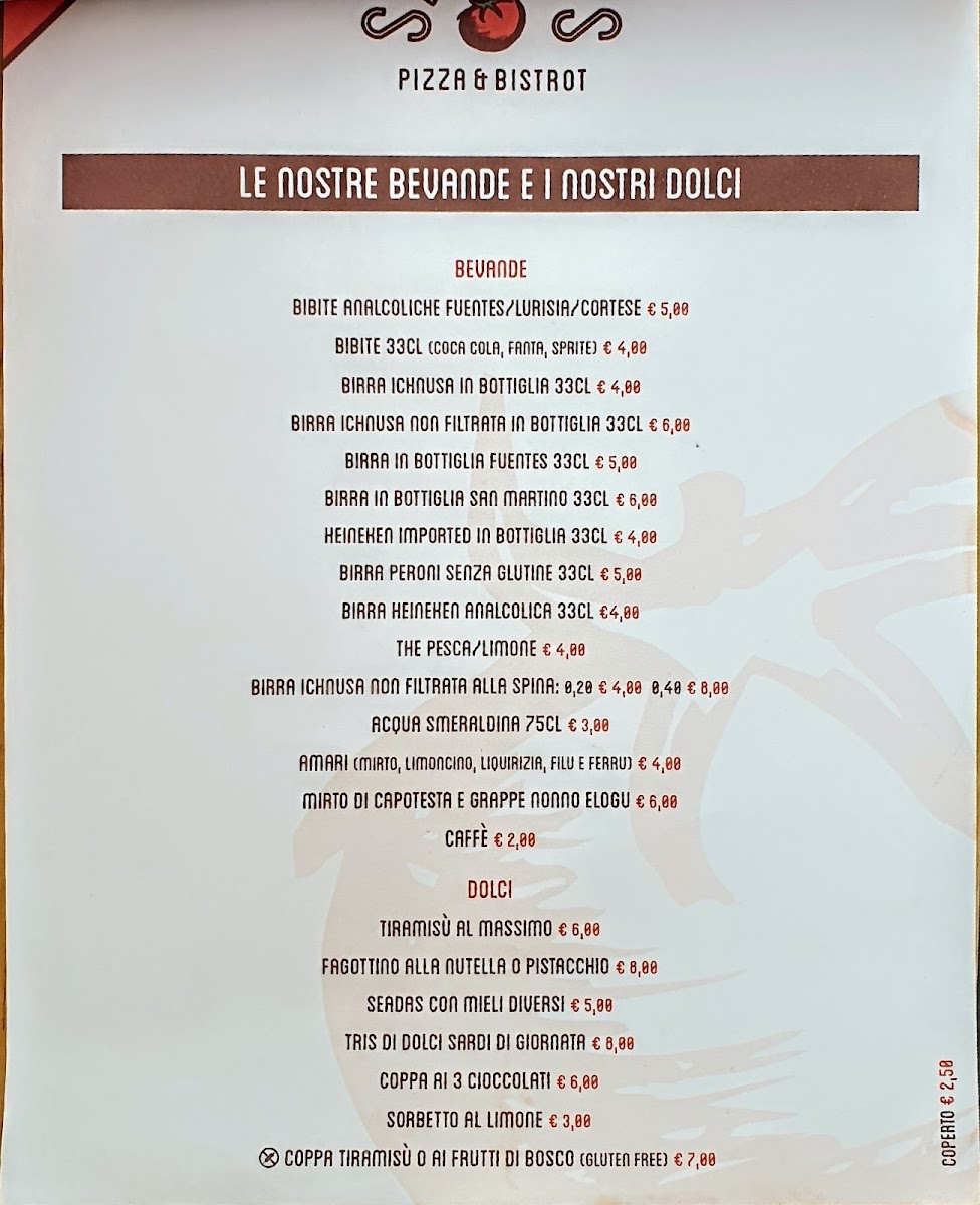 Spano’s Pizza & Bistrot Photo Menu 5
