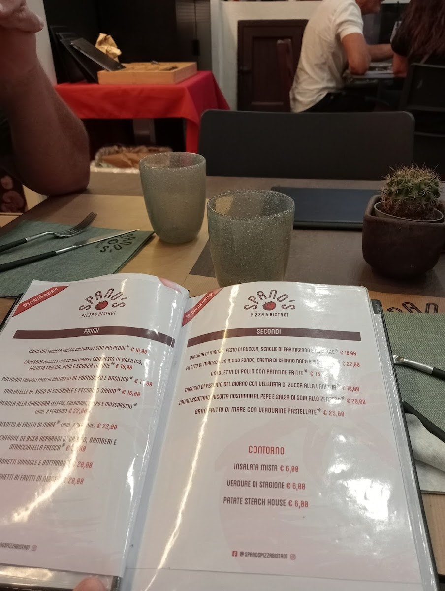 Spano’s Pizza & Bistrot Photo Menu 8