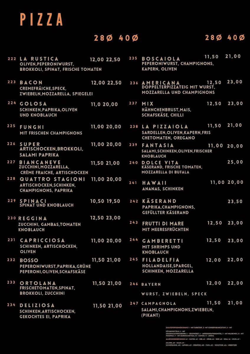PIZZERIA LA RUSTICA LIEFERSERVICE Photo Menu 3
