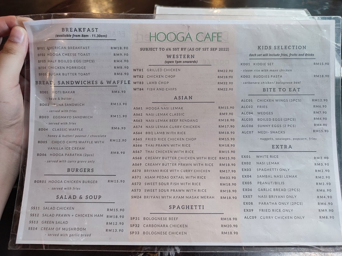 Hooga Cafe @ Kundasang Farm Ville Photo Menu 9
