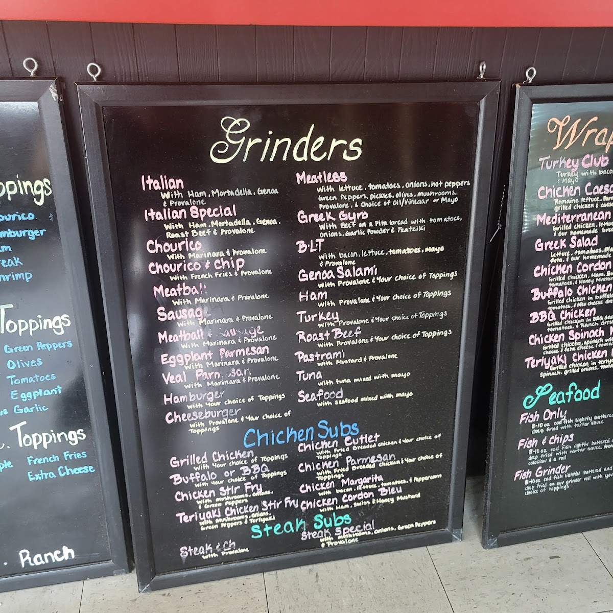 Classic Pizza Photo Menu 1