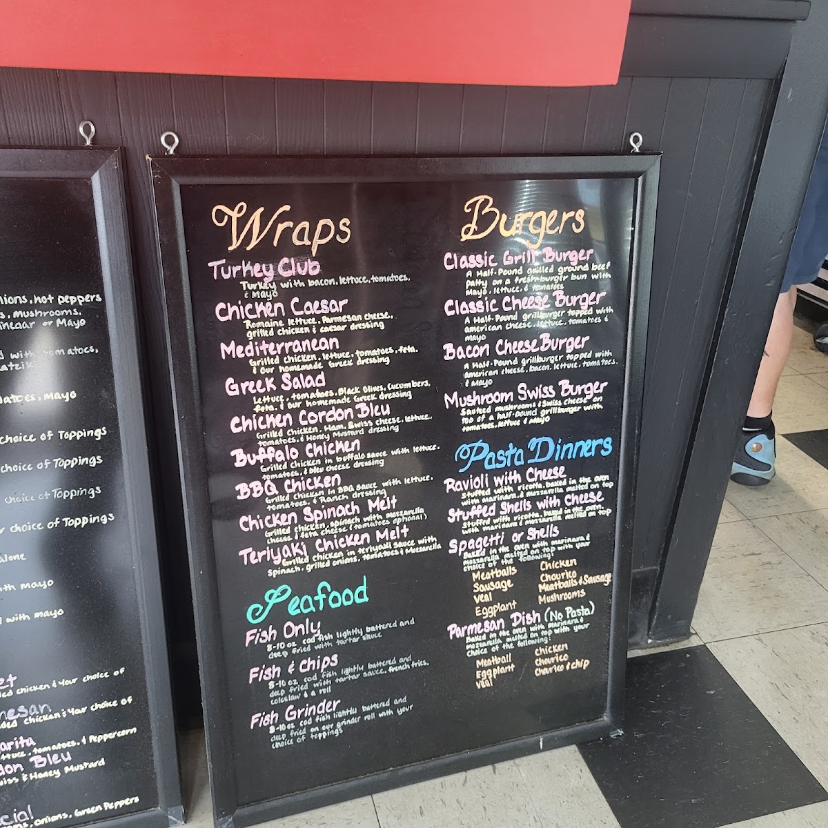 Classic Pizza Photo Menu 2