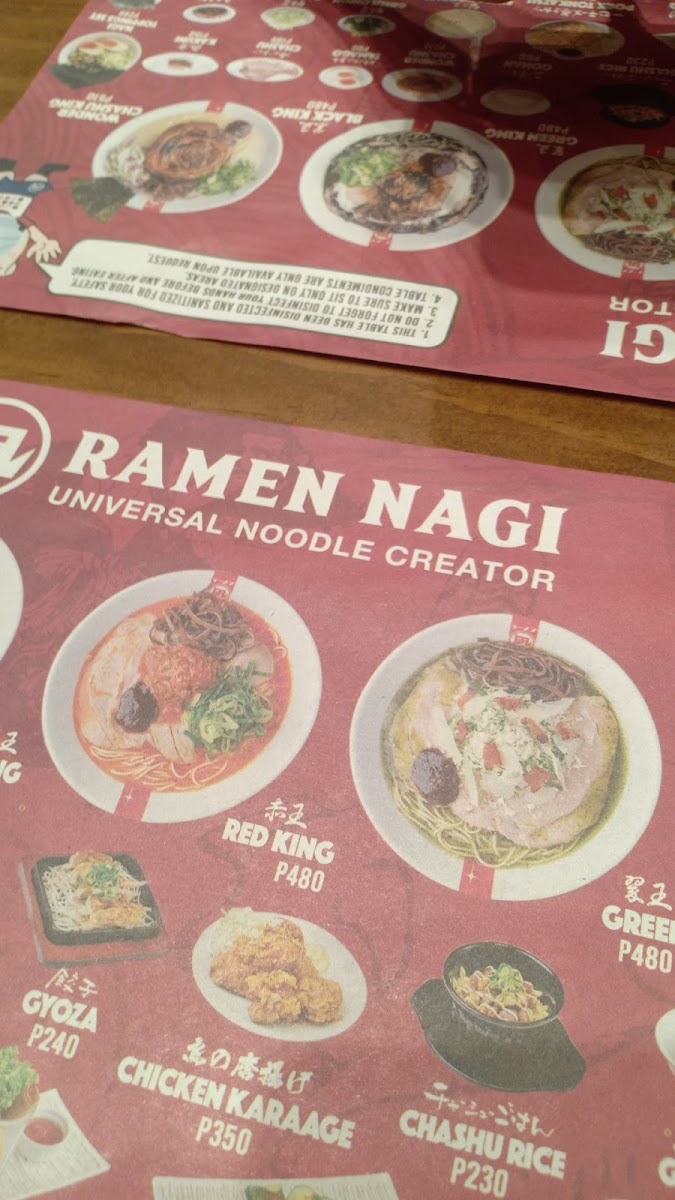 Ramen Nagi - Robinson's Magnolia Photo Menu 8