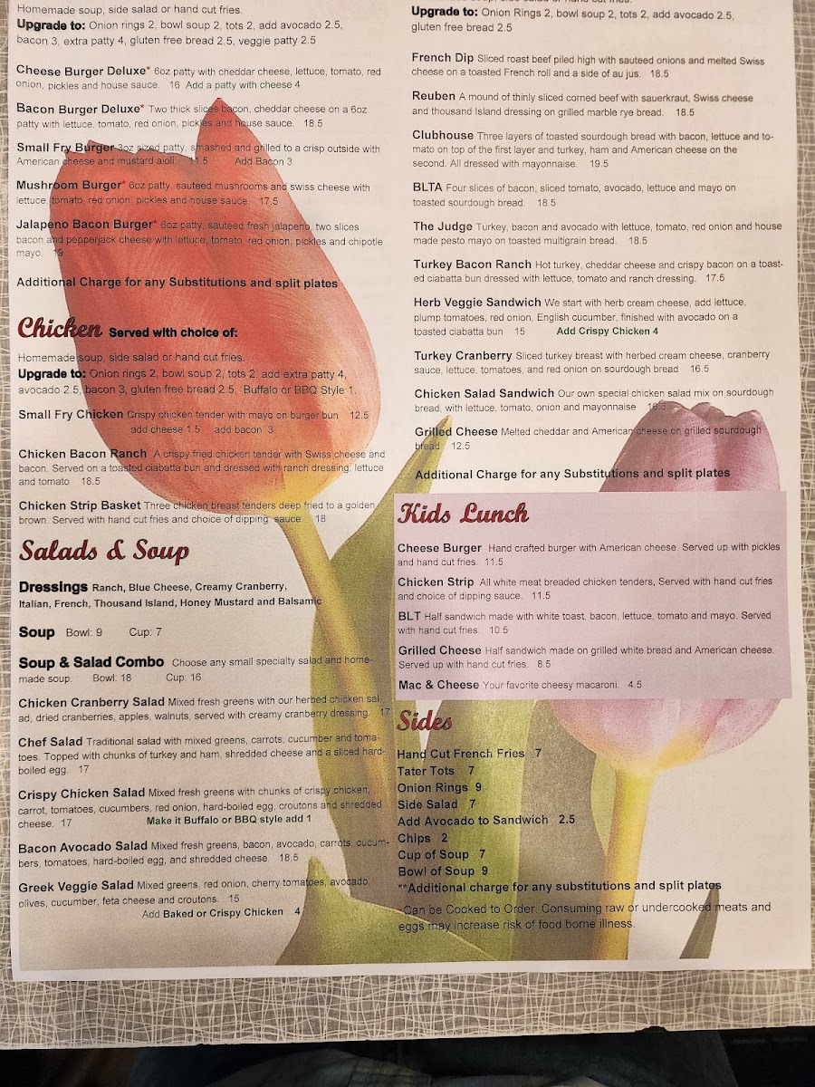 The Lunchbox Diner Photo Menu 1