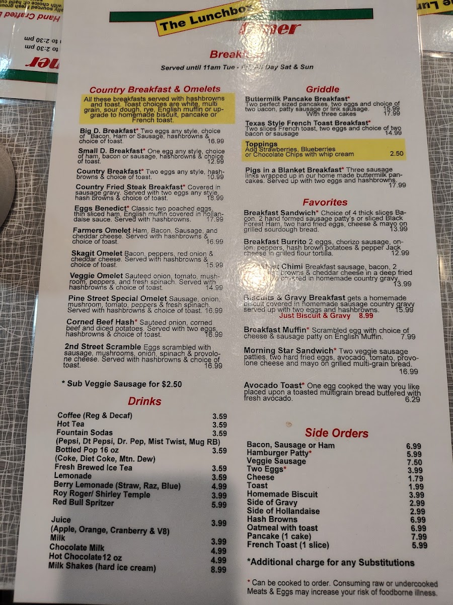 The Lunchbox Diner Photo Menu 9