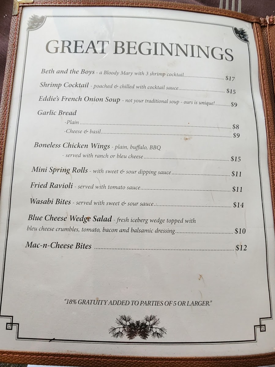 Eddie's Restaurant Photo Menu 3
