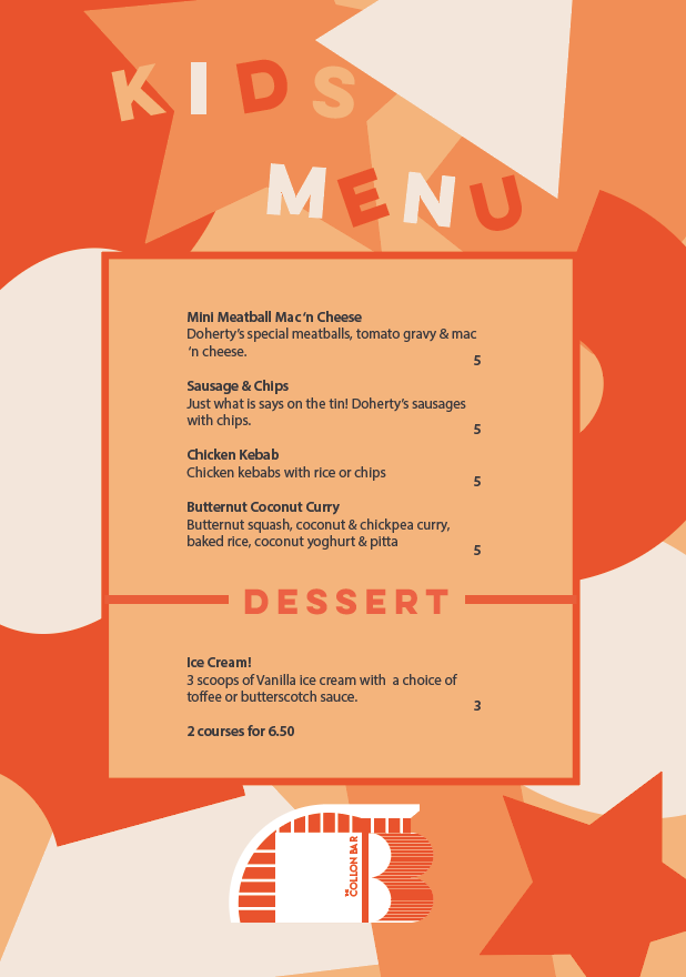 Collon Bar Photo Menu 3