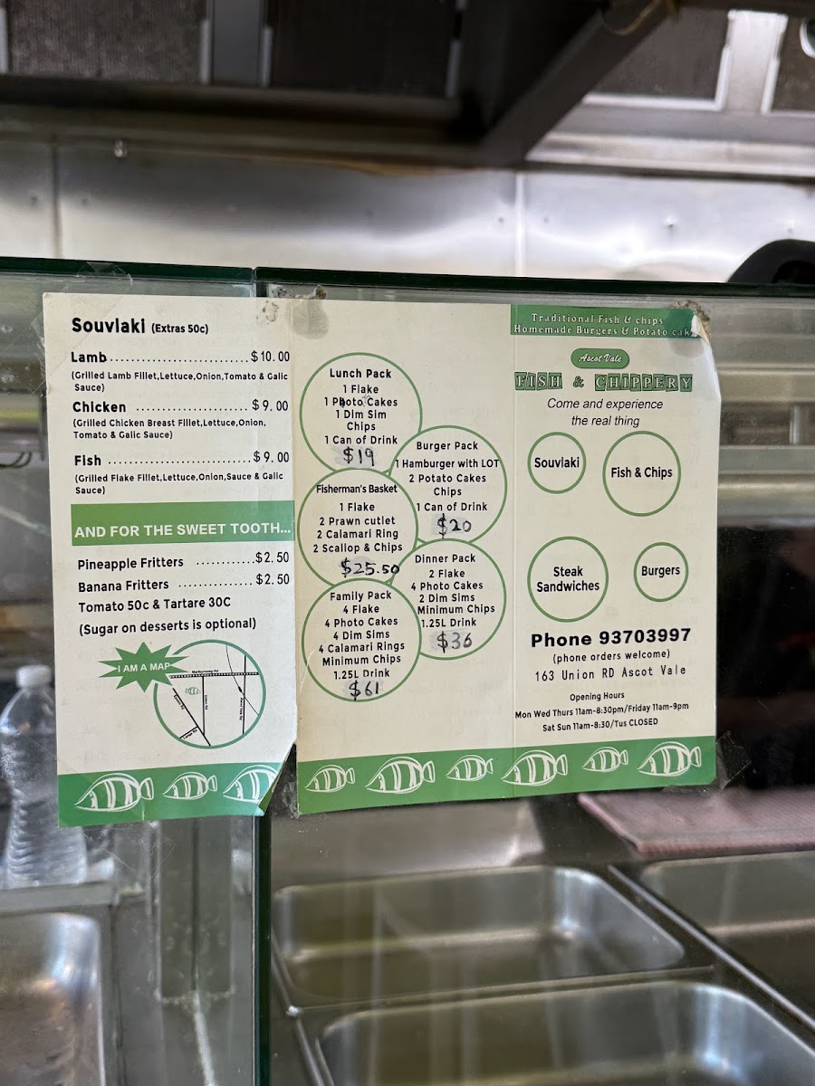 Ascot Vale Fish & Chippery Photo Menu 5