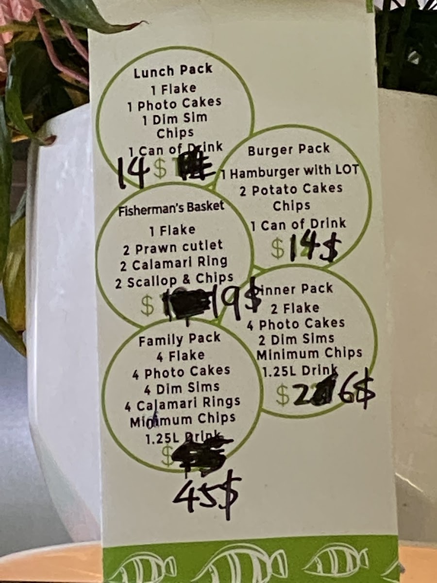 Ascot Vale Fish & Chippery Photo Menu 6