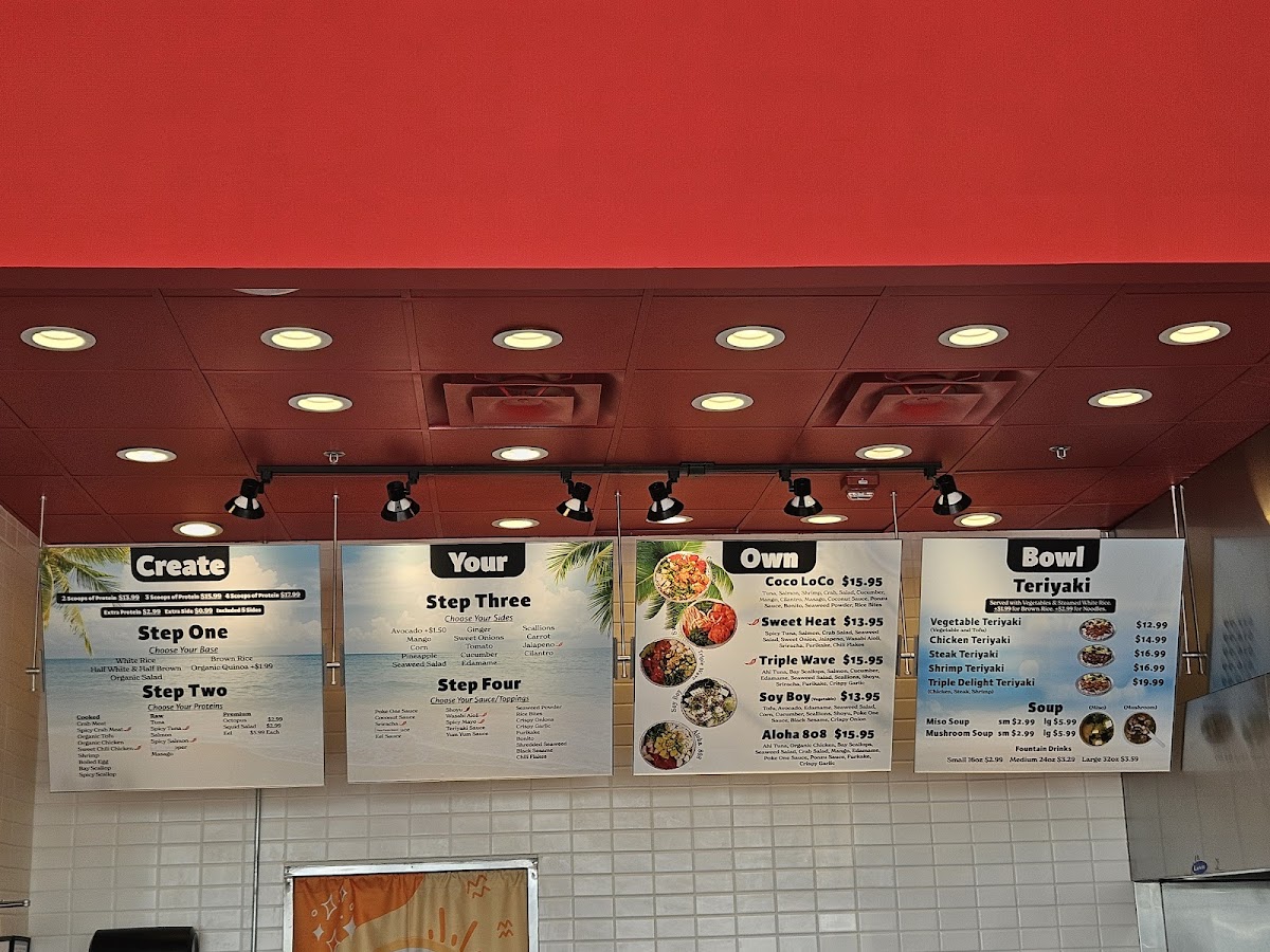 Poke One Photo Menu 1
