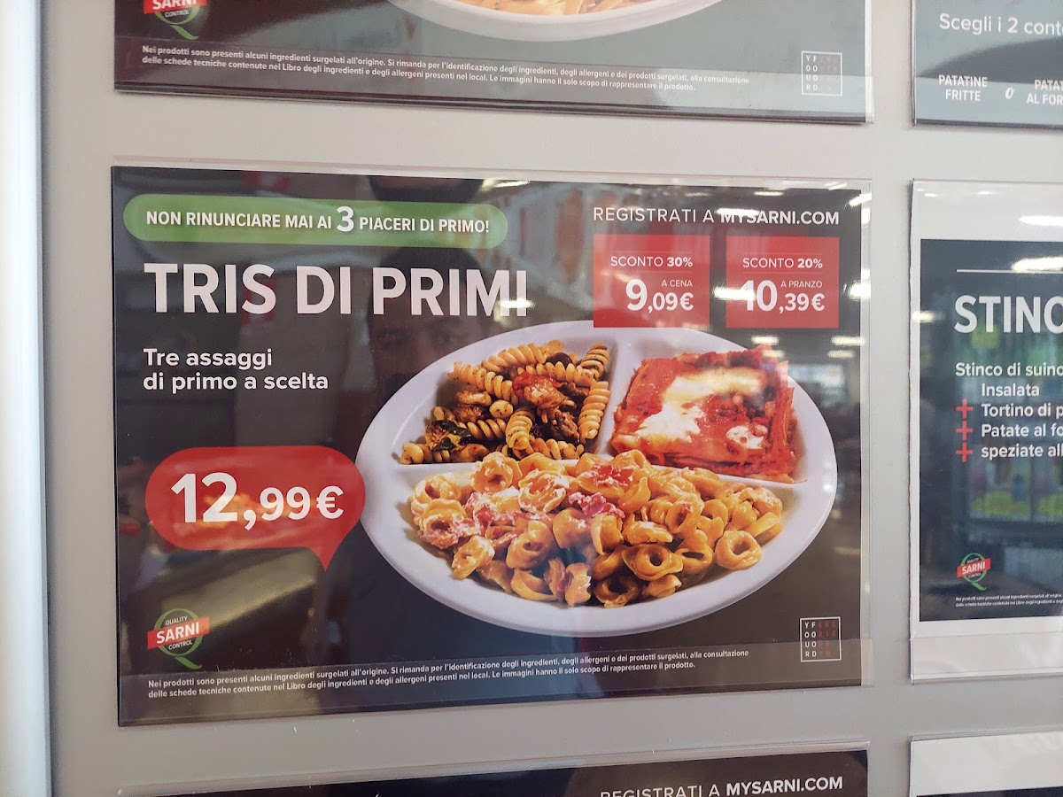 Autogrill Foglia Ovest Photo Menu 2