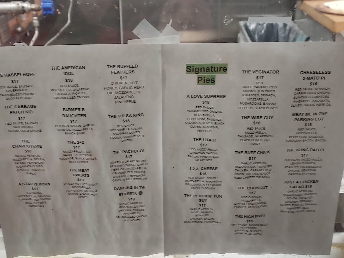 Two 2's Brick Oven Baked Pi House Photo Menu 5