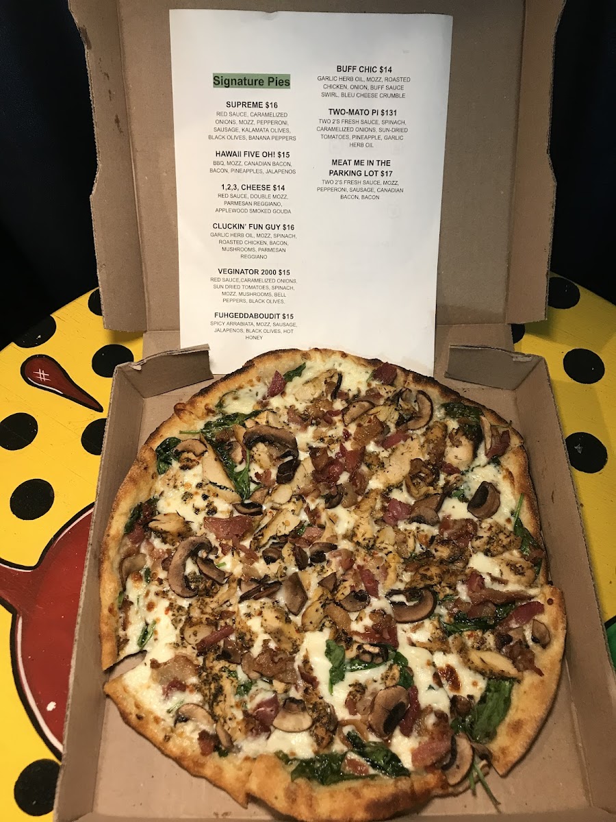 Two 2's Brick Oven Baked Pi House Photo Menu 9