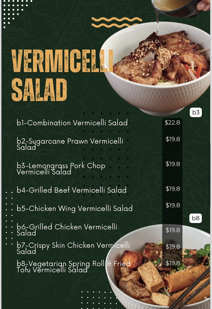Viet-Thai Fusion & Dessert Photo Menu 4