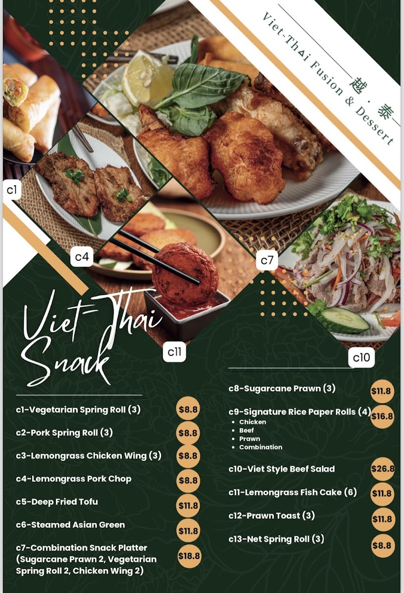 Viet-Thai Fusion & Dessert Photo Menu 6