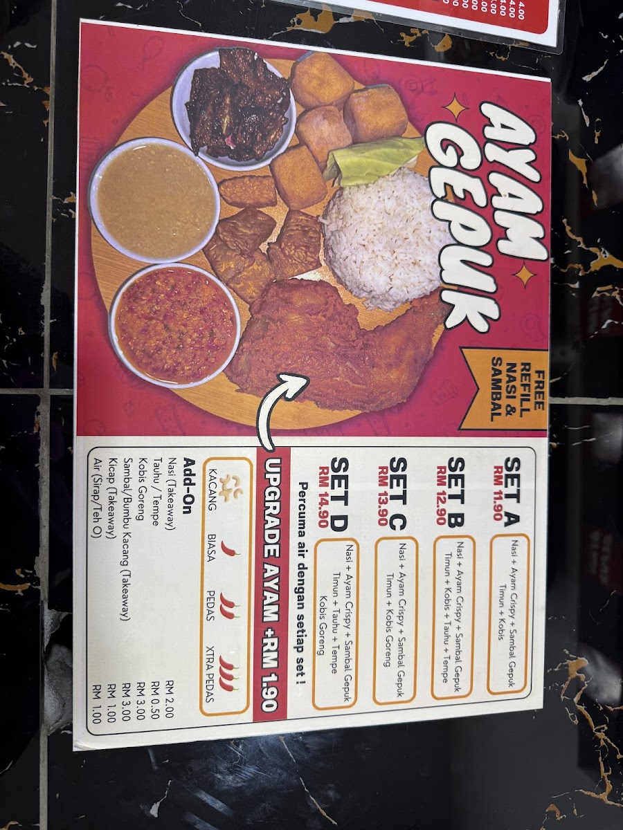 Ayam Gepuk Hana Photo Menu 4