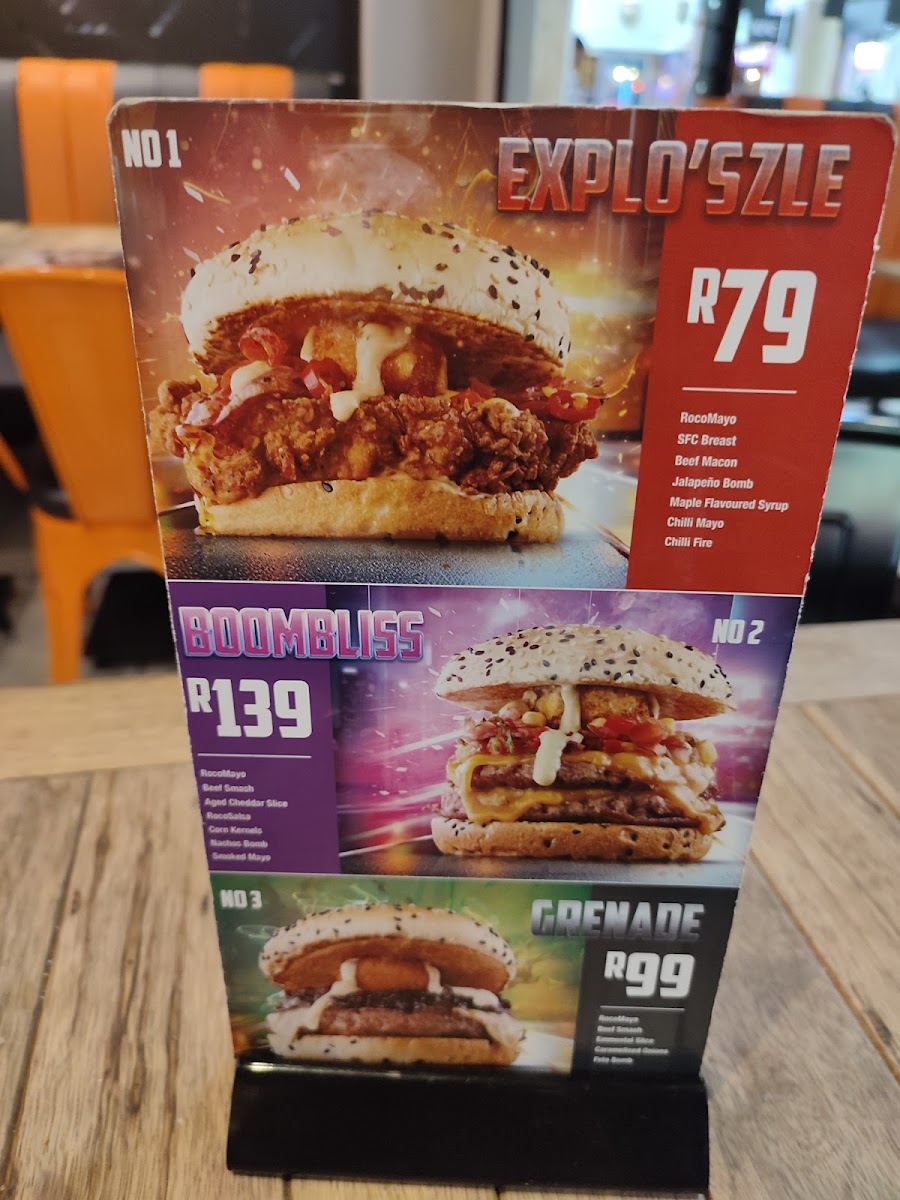 RocoMamas Vangate Mall - Halaal Photo Menu 2