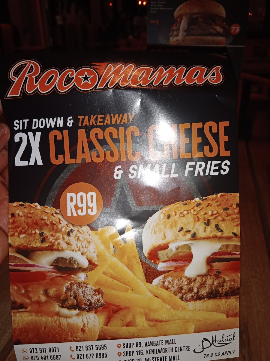 RocoMamas Vangate Mall - Halaal Photo Menu 4