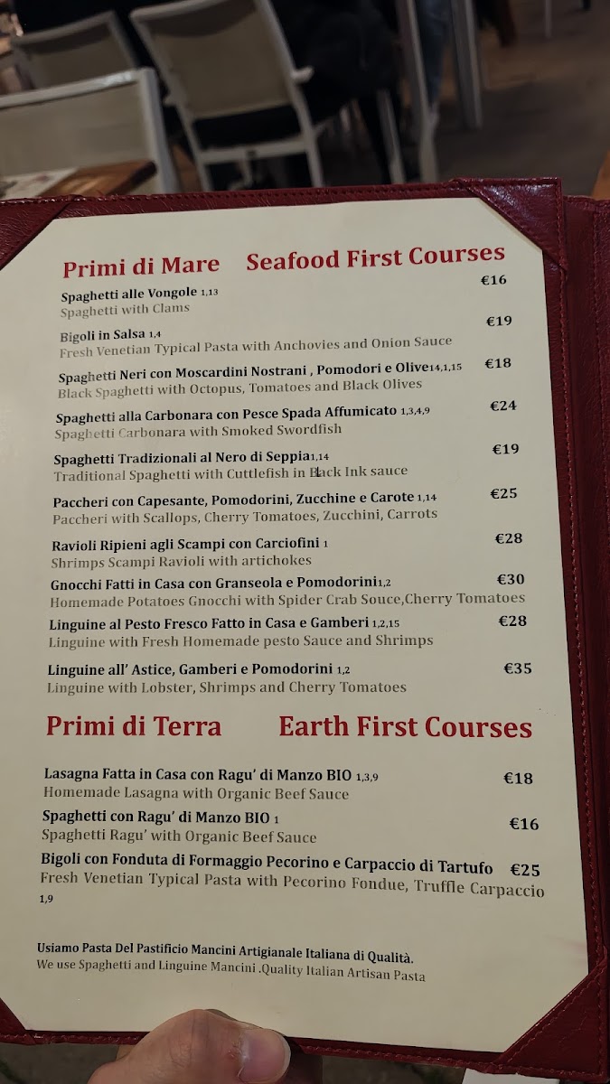 Ristorante Oniga Photo Menu 1