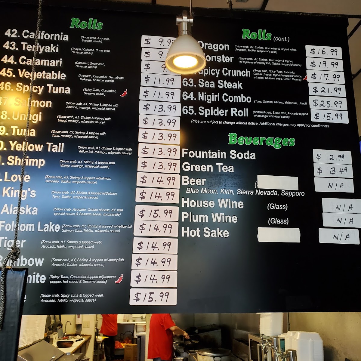 Teriyaki Stop Photo Menu 4