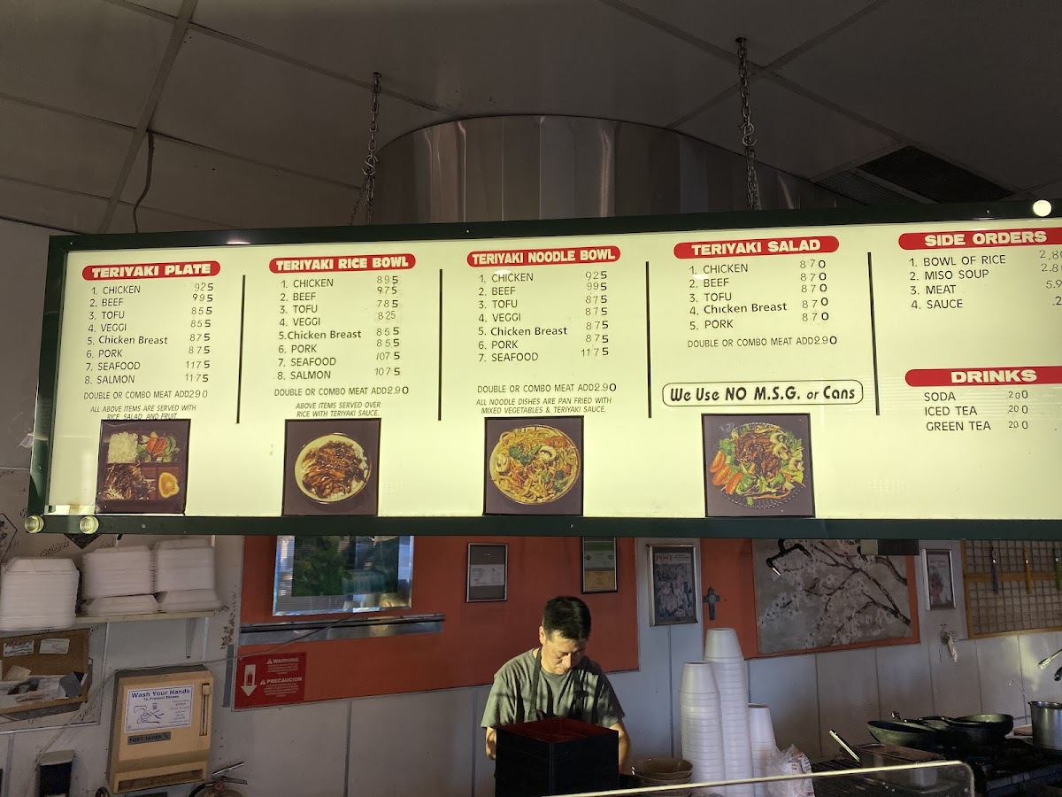 Teriyaki Stop Photo Menu 9