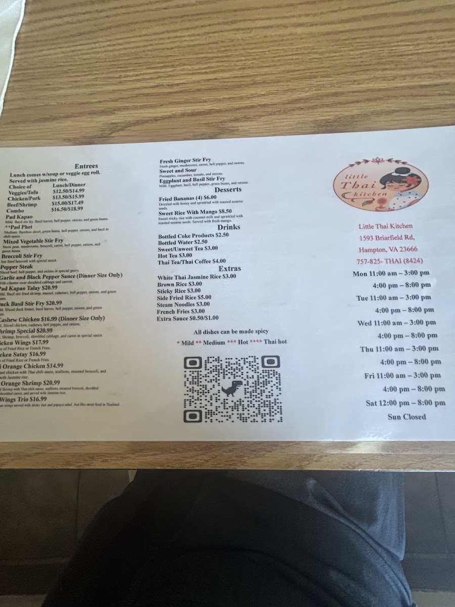 LITTLE THAI KITCHEN Photo Menu 3