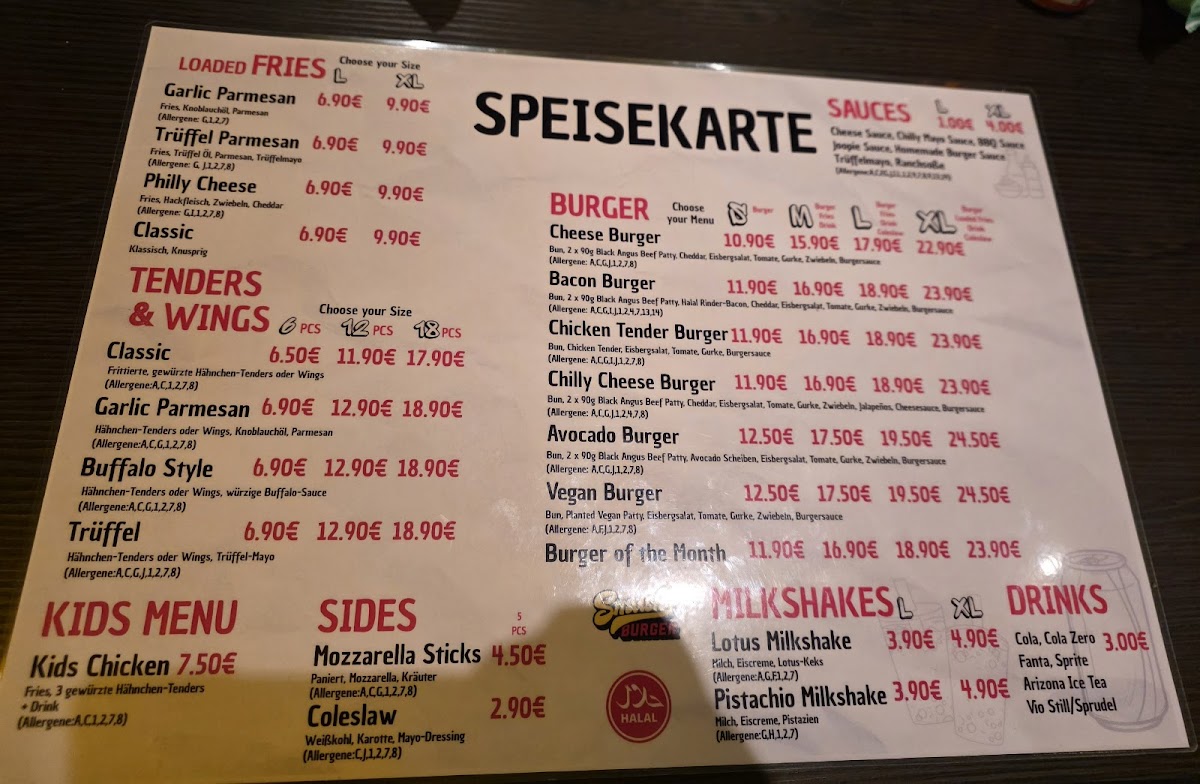 The Smash Burger Altes Hallenbad Photo Menu 3