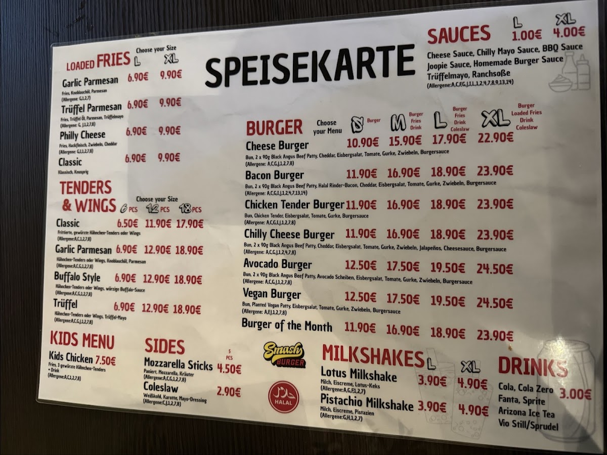 The Smash Burger Altes Hallenbad Photo Menu 4