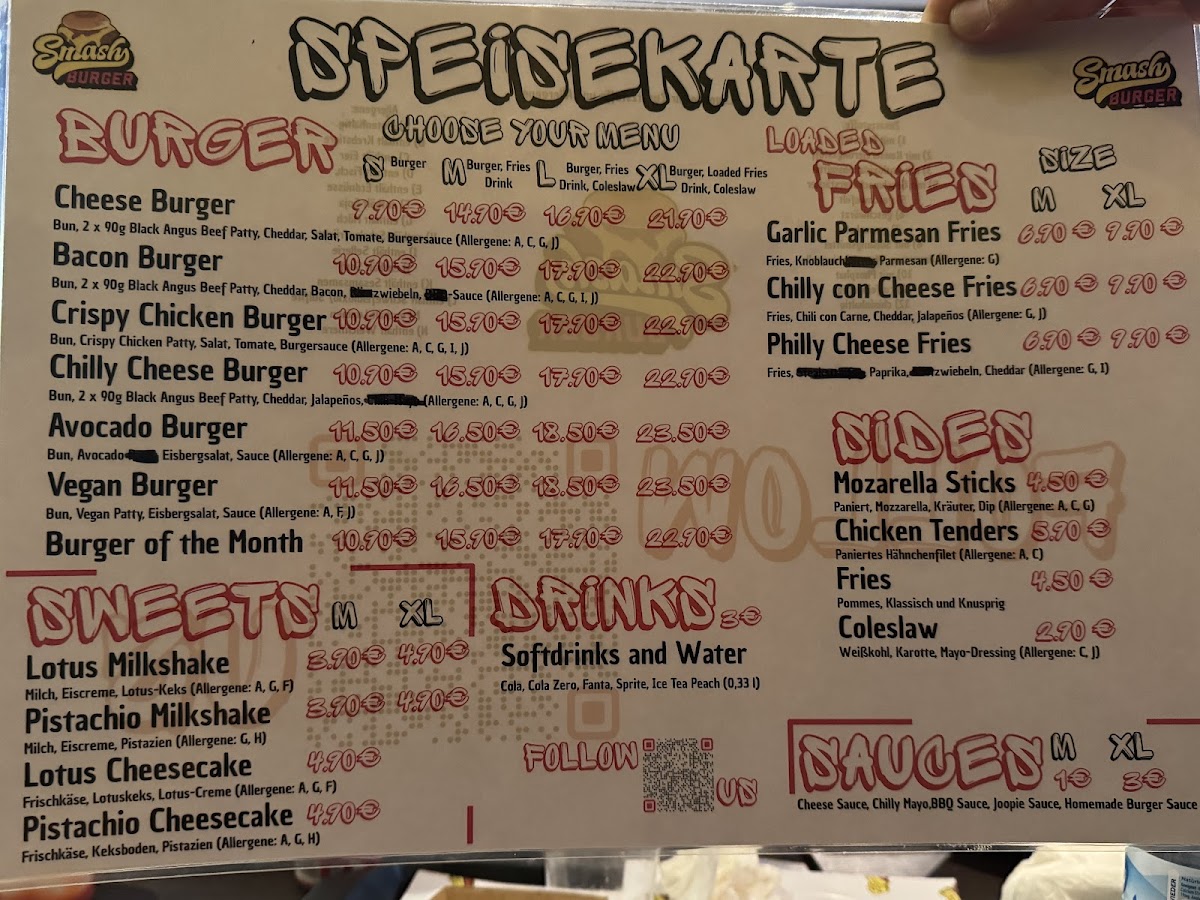 The Smash Burger Altes Hallenbad Photo Menu 5