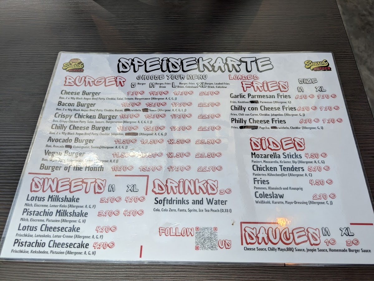 The Smash Burger Altes Hallenbad Photo Menu 7