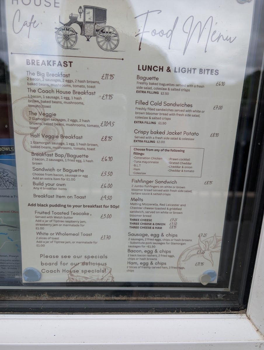 The Coach House Cafe Photo Menu 9