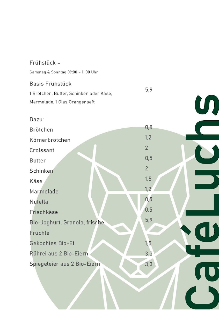 Café Luchs Photo Menu 3