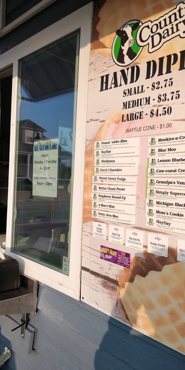 Ice Cream Lane Photo Menu 2