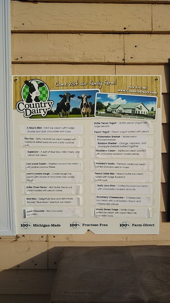 Ice Cream Lane Photo Menu 6