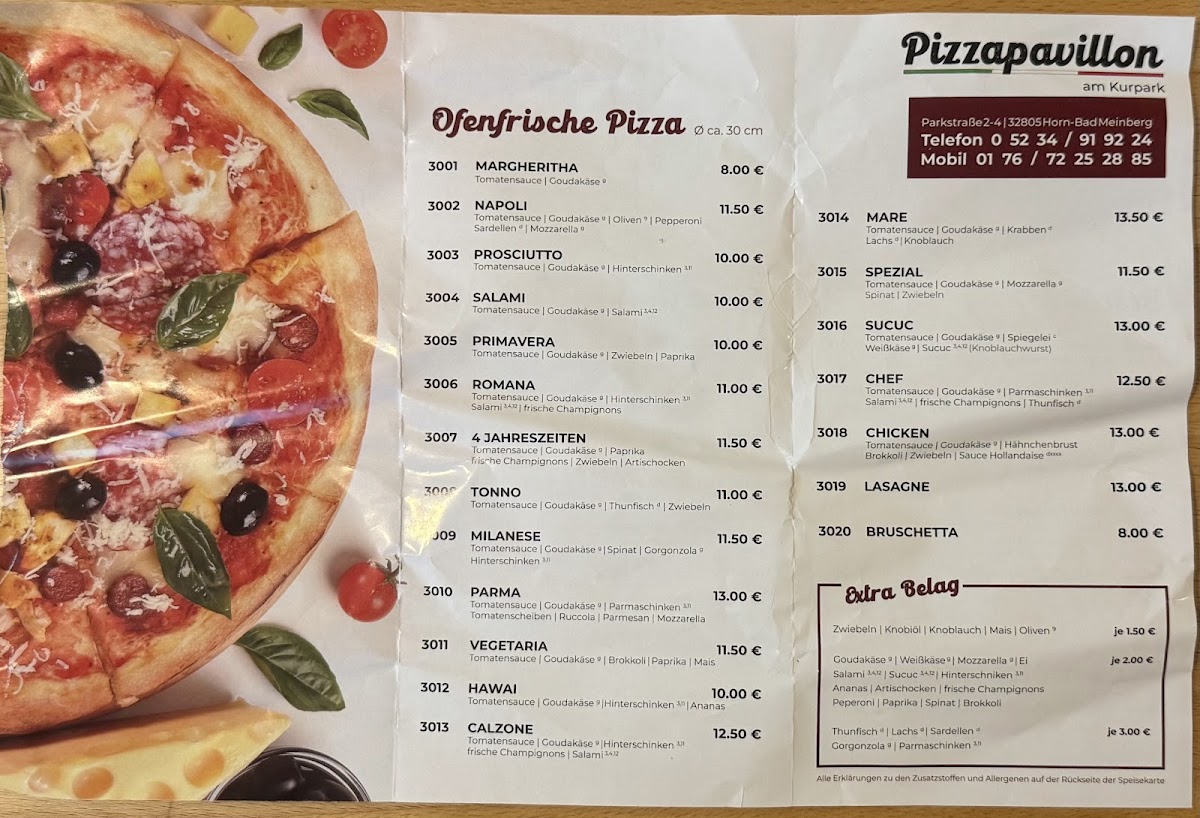 Eispavillon und Pizzapavillon am Kurpark Photo Menu 1