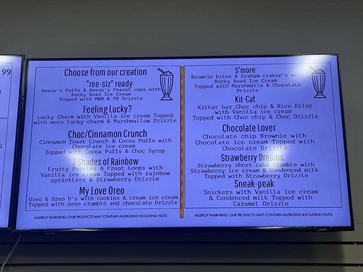 Klee's Ice Cream & Dessert Photo Menu 5