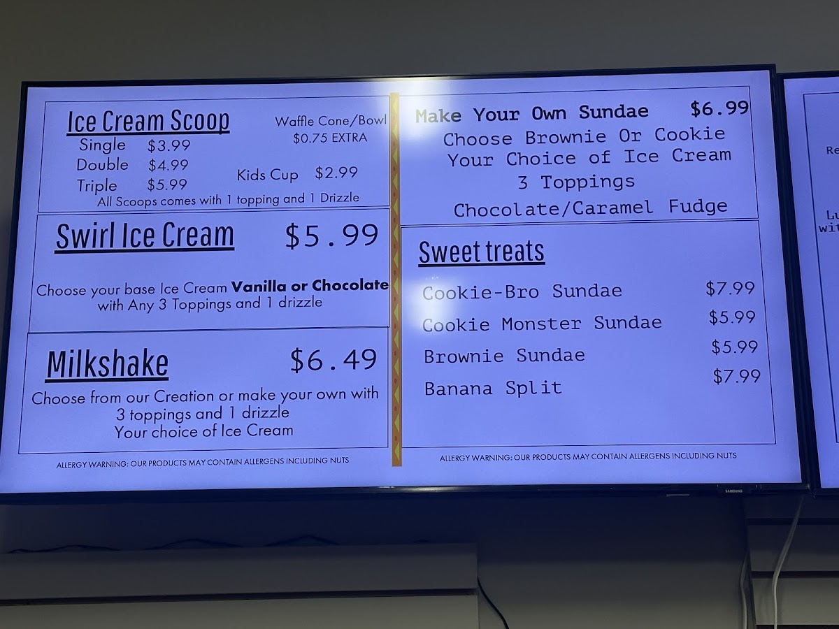 Klee's Ice Cream & Dessert Photo Menu 6