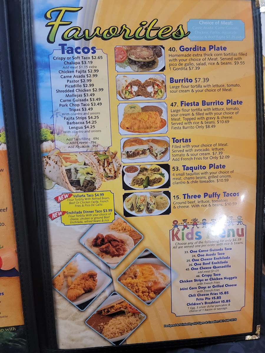 Taqueria Vallarta 6 Photo Menu 9