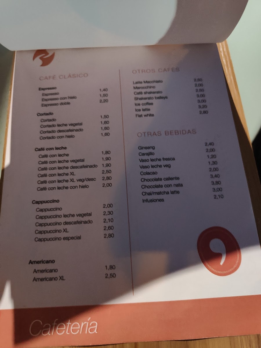 Crois Spazio Bar Photo Menu 3