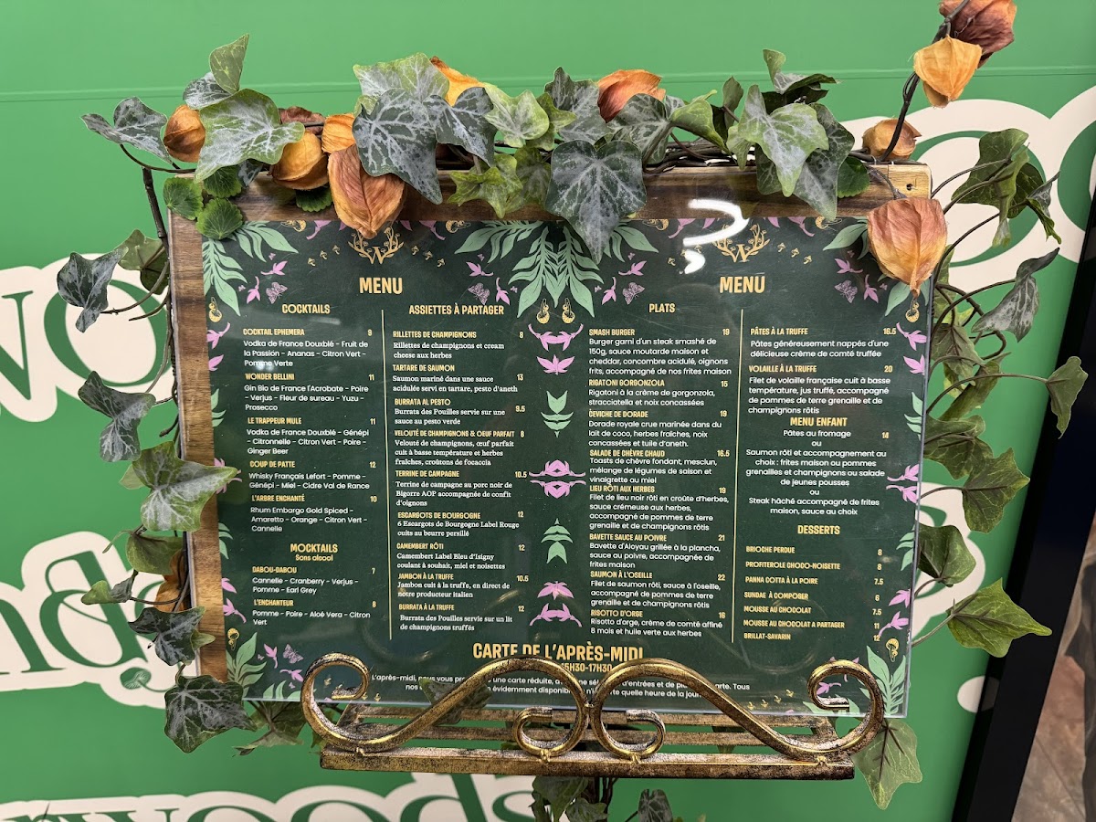 Wonderwoods by Ephemera - Val d'Europe Photo Menu 3