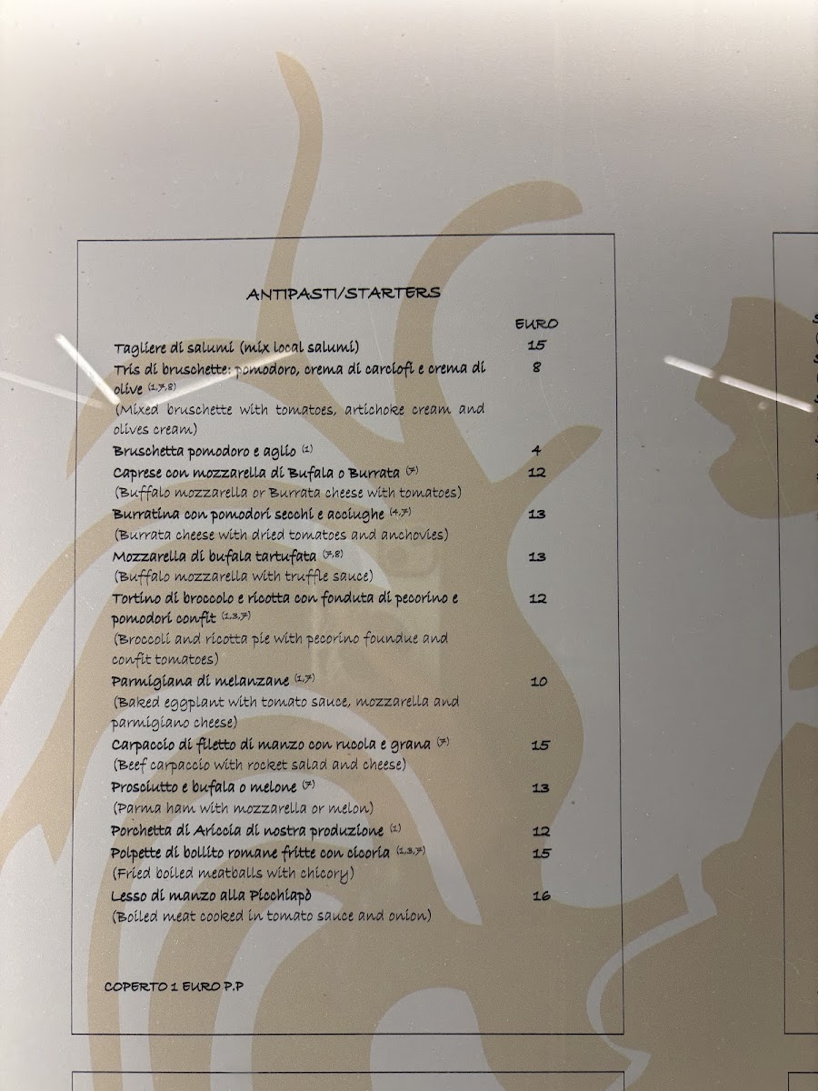 Osteria Emasi Photo Menu 1