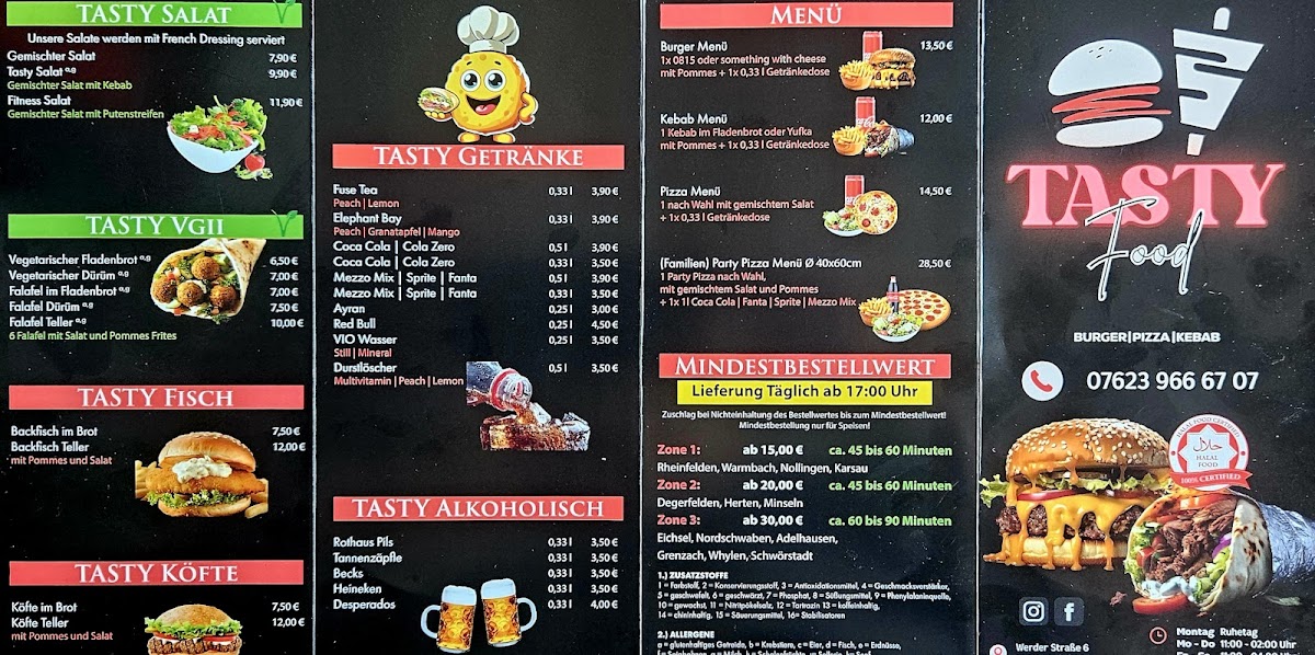 Tasty Food Photo Menu 1
