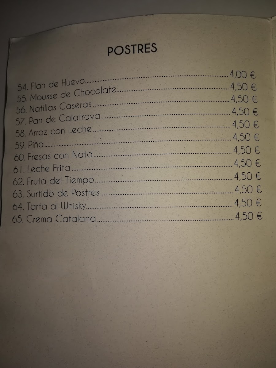 Chiringuito El Torero Photo Menu 7
