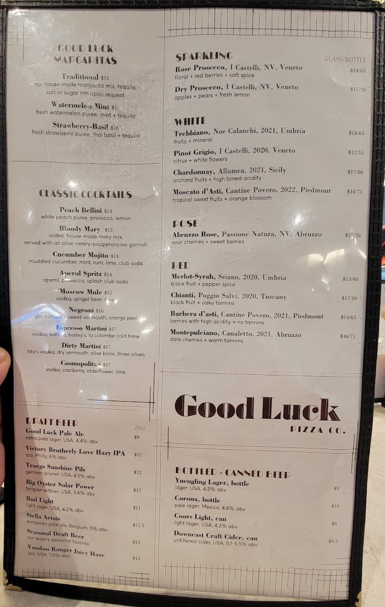 Good Luck Bar & Restaurant Photo Menu 6