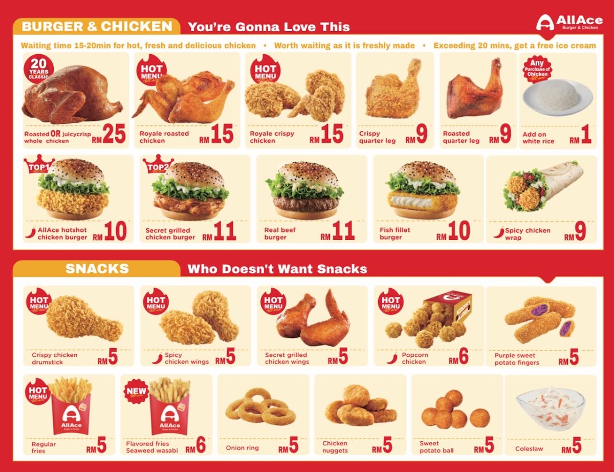 AllAce Taman Eng Ann Klang Photo Menu 4