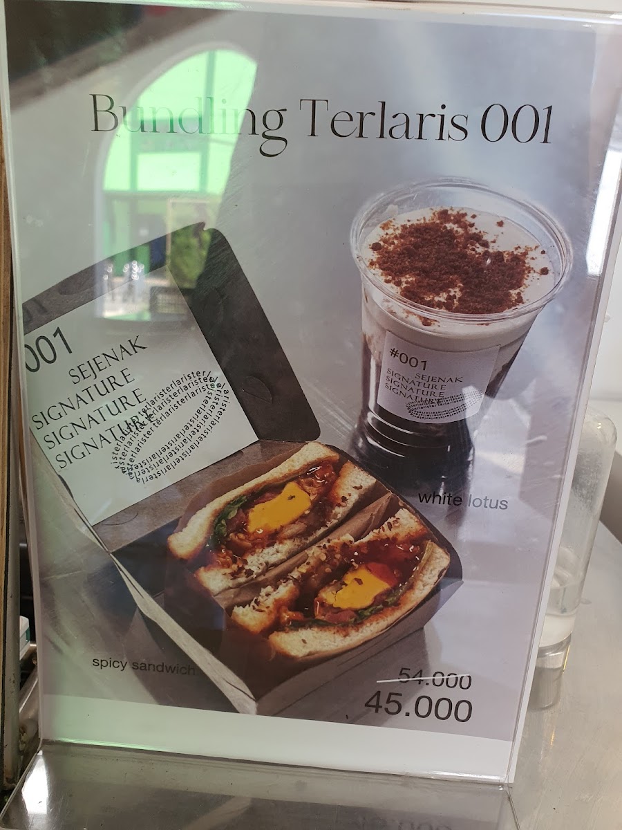 Sejenak Coffee Photo Menu 6