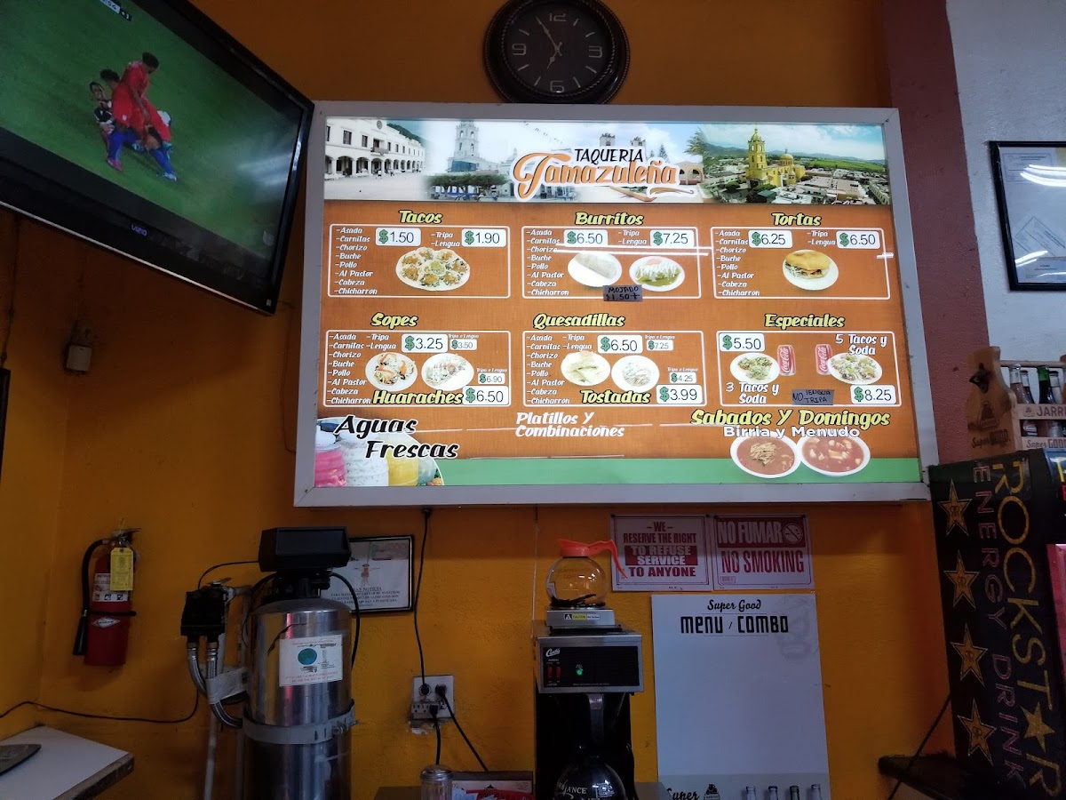 Taqueria Tamazulena Photo Menu 7