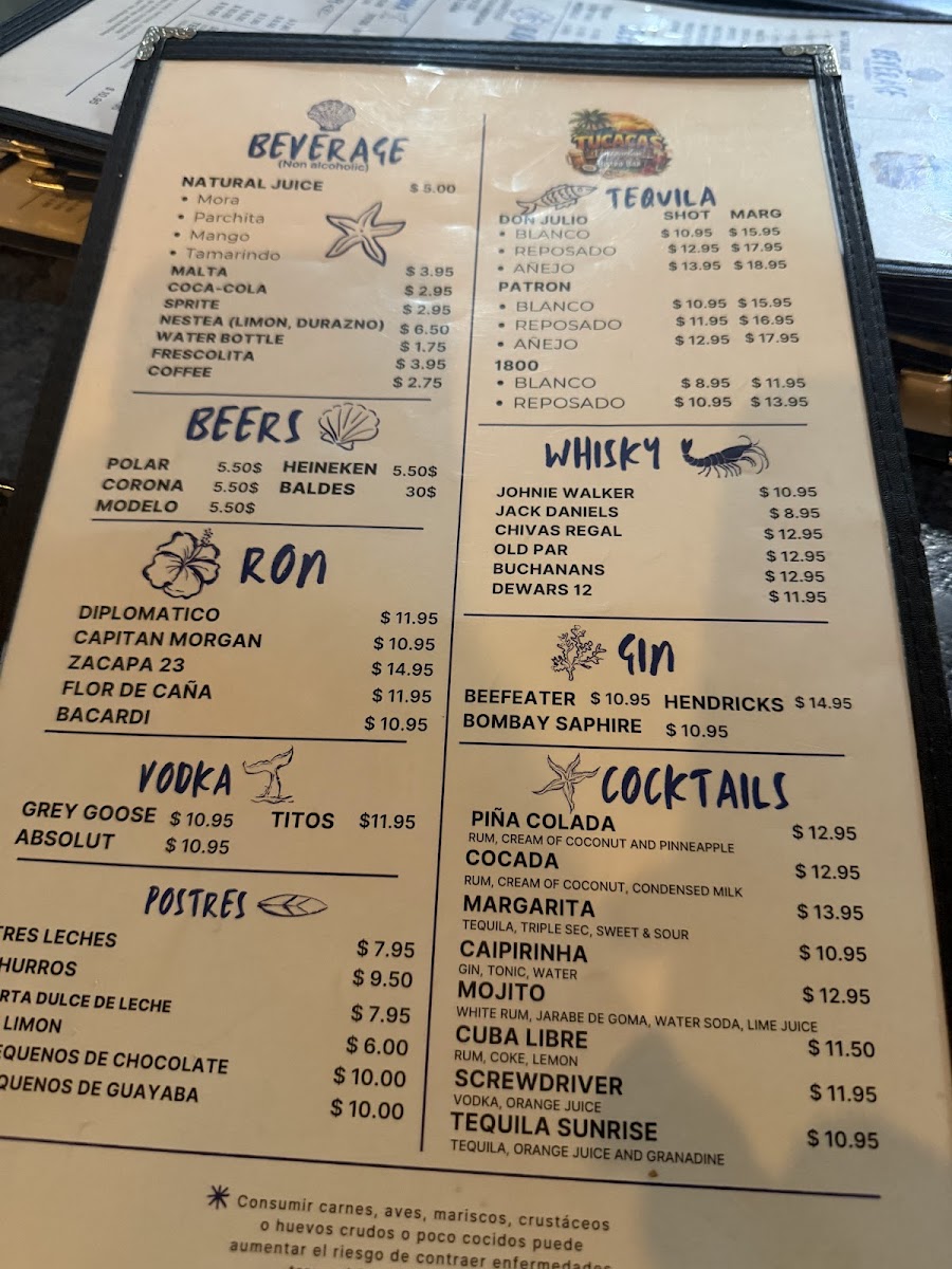 Chilcanos Fairfax Photo Menu 4