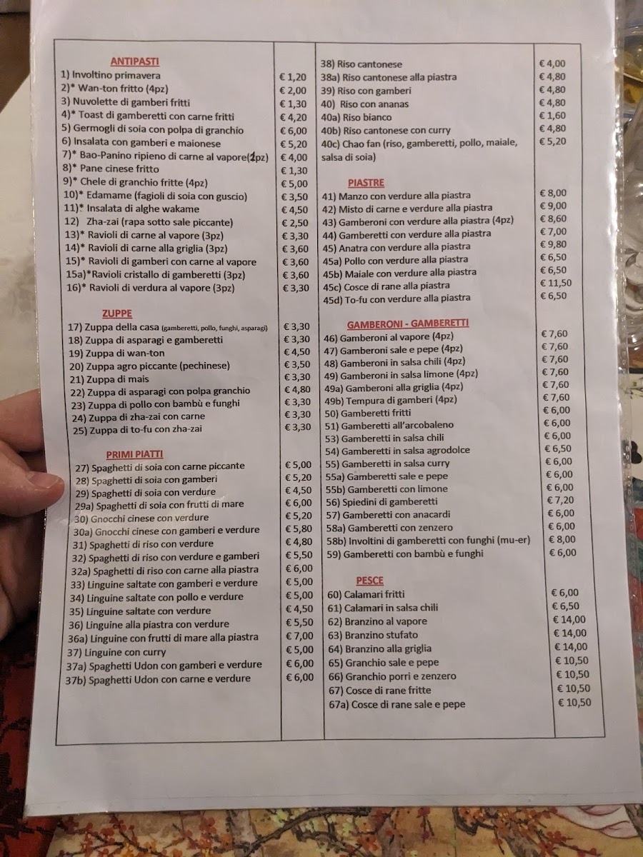 Ristorante Cinese Felice Photo Menu 3
